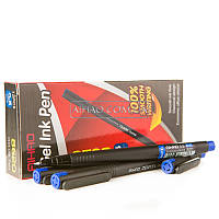 Ручка гелева AH №8620 "Gentel" (0,5) синя, чорна у чорному корпусі