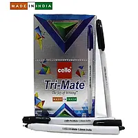 Ручка кулькова масляна Cello "Tri-Mate" (1,0) чорна