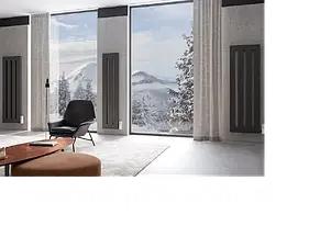 Вертикальний обігрівач Тепломакс, висота 1м, к-ть секцій 2