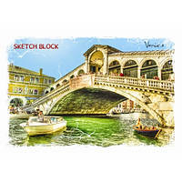 Альбом для малювання на скобі А4 30 листів (120г/м.кв.) К.ОФорт №АА4230