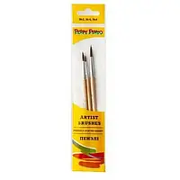 Пензлики КНР №АВ-3 (поні 3шт) "Peppy Pinto"