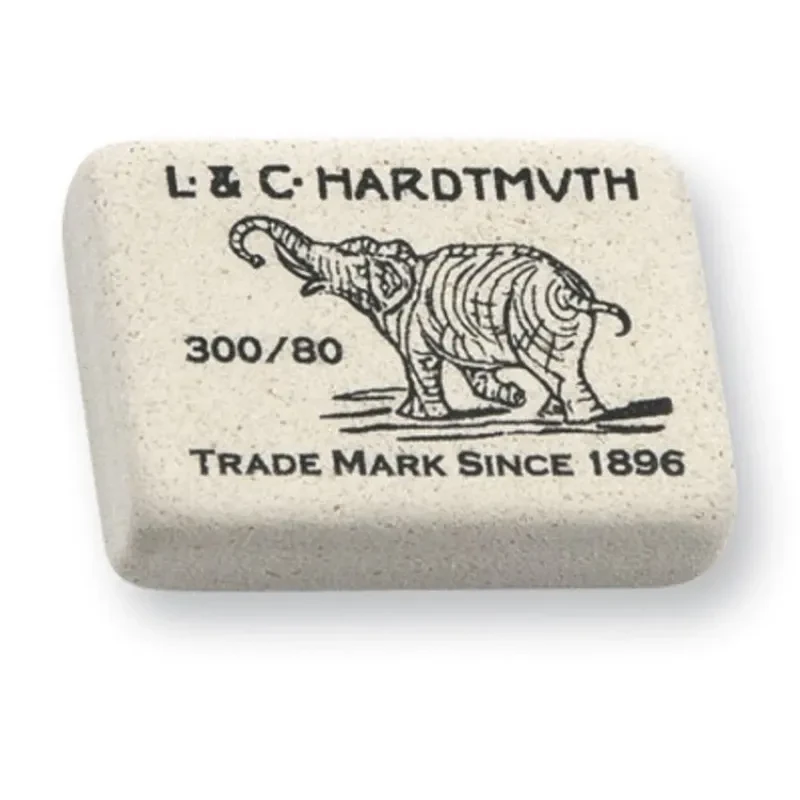 Гумка (ластик) K-I-N 300/80 "Слон" біла, фото 1