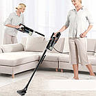 Ручний пилосос 2в1 R8758, дротовий, вертикальний, потужне прибирання будинку без мішка, фото 3