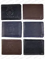 Обкладинка для посвідчення "ДСНС" з екошкіри тиснена з діркою