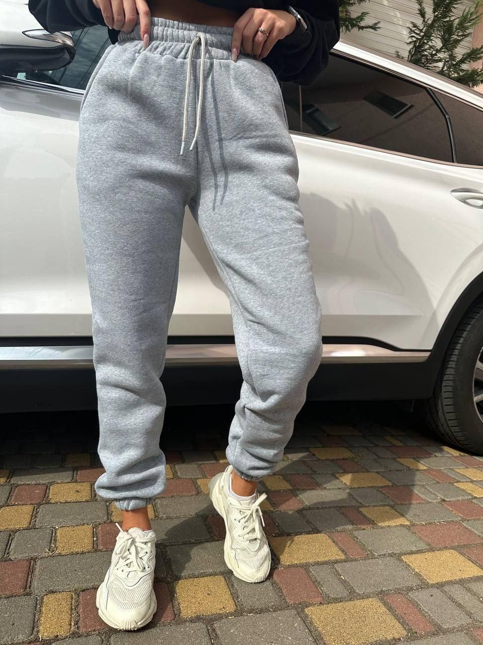 Штани джоггери жіночі теплі в кольорах 3061, фото 1