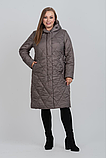 Елегантне пальто євро-зима з ромбоподібною стежкою М-1143, фото 4