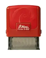 Штамп Shiny №S-852 (53780) "Згідно з оригіналом" 14мм * 38мм корпус червоний