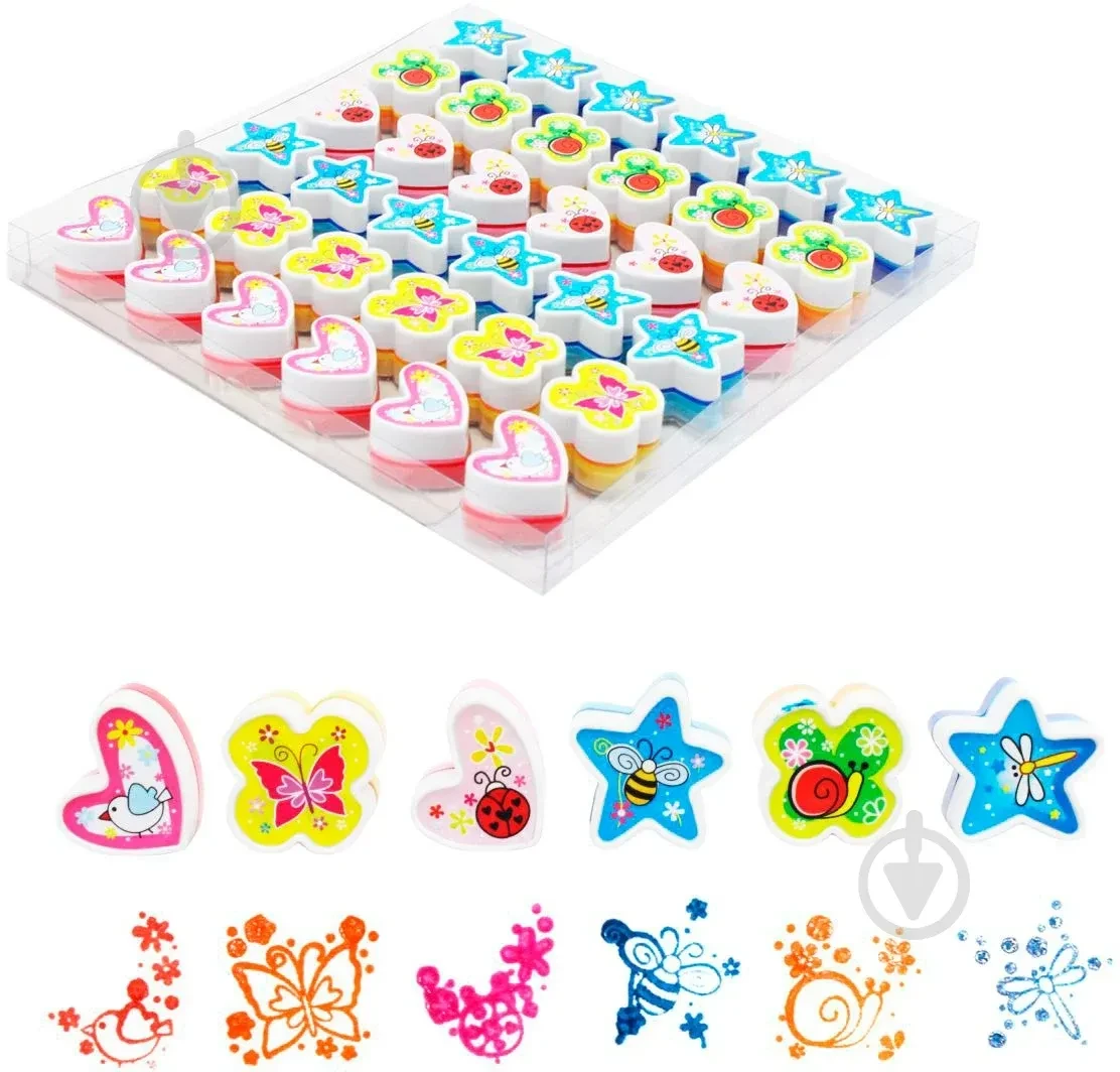 Штампики КНР №SS37A21 "Фігури" 30мм*20мм, фото 1