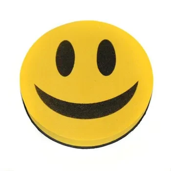 Губка зтираюча для дошки Eagle №TY343 "Смайл" на магниті, фото 1