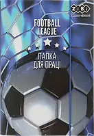 Папка для праці картонна на гумці В4 Zibi №14914 "Football"