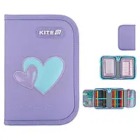 Пенал-книжка наповнений Kite №25-622Н-5 "Awesome" на 1 відділення з 2 відворотами