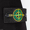 Світшот Stone Island чорний м’який якісний осінь-весна, фото 2