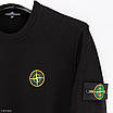 Світшот Stone Island чорний м’який якісний осінь-весна, фото 3