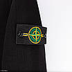 Світшот Stone Island чорний м’який якісний осінь-весна, фото 5