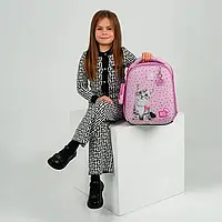 Рюкзак Kite каркасний з фасадом ортопедичний Ed. №25-555S-1 "Studio Pets" (14літрів) для дівчинки