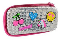 Пенал-футляр 3d Yes №532331 "Unicorn" з пайєтками