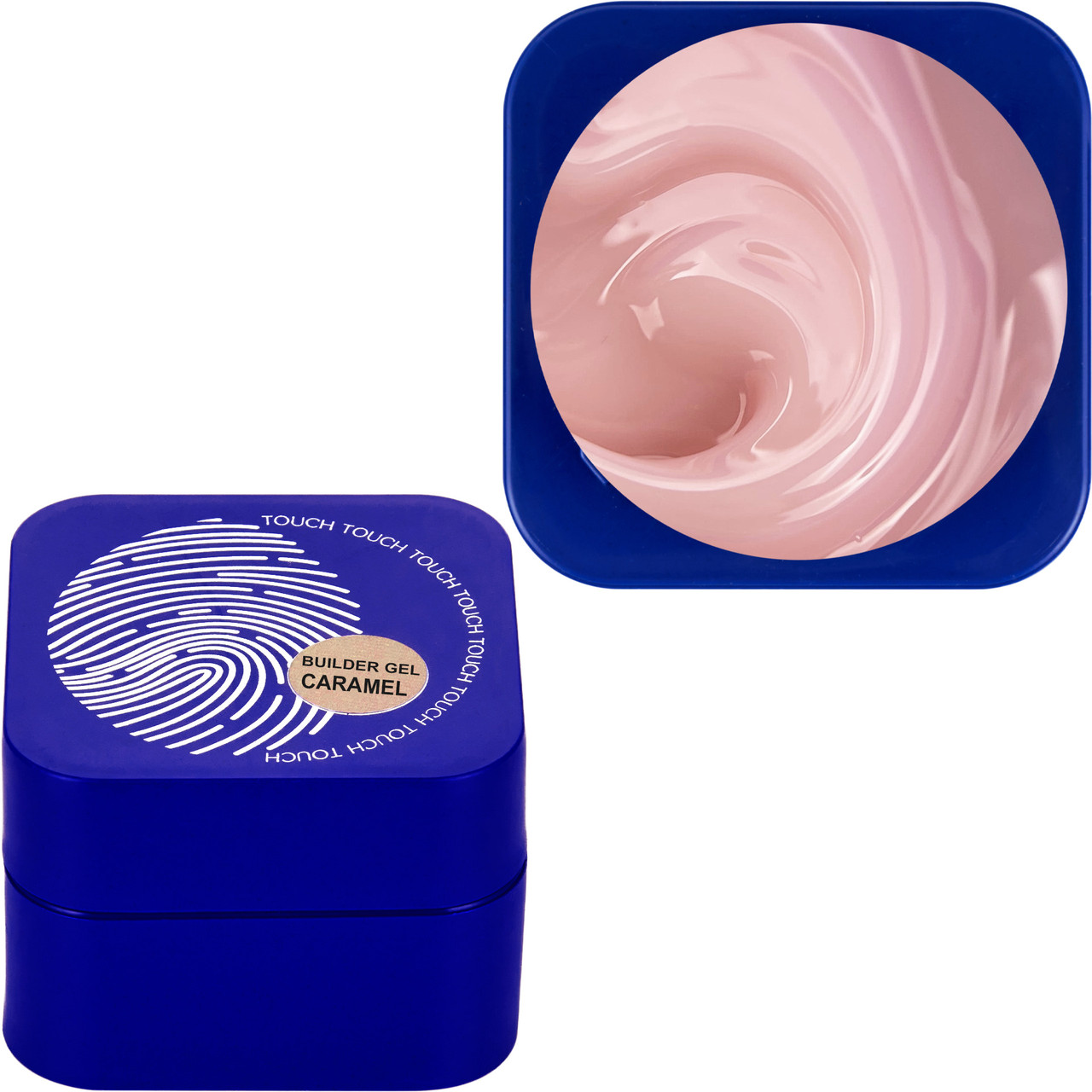 Гель для нарощування TOUCH Builder Gel Caramel, 30 мл кремово-персиковий