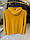 Чоловічий худі ДИСКВ 7010 (батал) 1-5XL жовтий, фото 2
