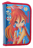 Пенал-книжка 1Вересня №531798 "Winx" на 1відділення з 2 відворотами для дівчинки