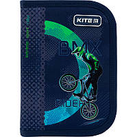 Пенал-книжка Kite №22-621- 8 "BMX" на 1 відділення з 1 відворотом для хлопчика