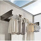 Настінна сушарка TM-Y100, 100x50 см, до 100 кг, вішалка для білизни та одягу, фото 2