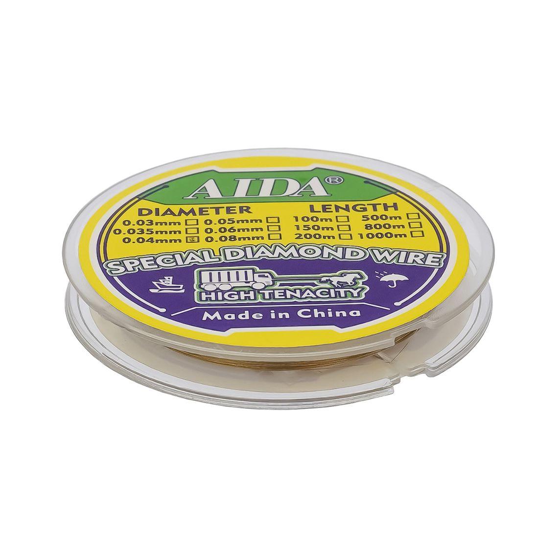 Дріт (струна) AIDA 0,04 мм | 100 м для поділу комплектів дисплей+тачскрін (підвищеної міцності), фото 1