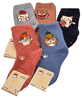 Дитячі норкові шкарпетки на хутрі Корона - 31.00 грн./пара (C3565-18)