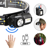 Налобний ліхтар T131-XPE+3SMD, фото 5