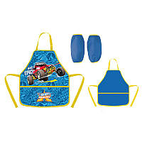 Фартух Kite №17-161 "Hot Wheels" з нарукавниками