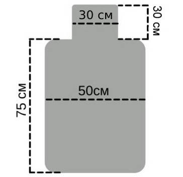 Додаткова хутряна накидка на спинку заднього сидіння автомобіля з підголовником принт "Олені", фото 3