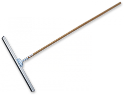 Стяжка для підлоги алюмінієва 75 см з дерев'яним держаком, ES2263-H