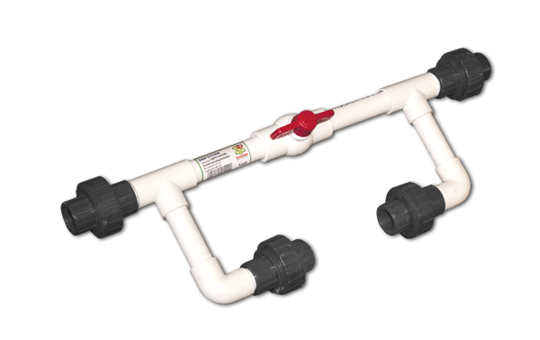 Байпас для інжектора Вентурі 3/4", з'єднання з внутрішньою різьбою 3/4", DSFI-0434L, фото 1