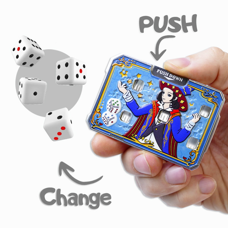 Металевий Антистрес Dice Game Fidget Клікер Гральні Кубики (01544), фото 1