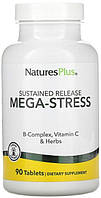 Вітаміни для підтримки нервової системи та боротьби зі стресом Nature's Plus Mega-Stress 90 таблеток