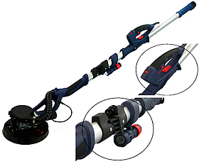 Шліфувальна телескопічна машина Dino-Power DP-3000-2 для гіпсокартону з підсвічуванням та регулюванням швидкості