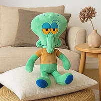 М’яка іграшка Восьминіг Сквідвард SpongeBob 43 см — плюшевий персонаж Спанч Боб, арт. 00694S, фото 7