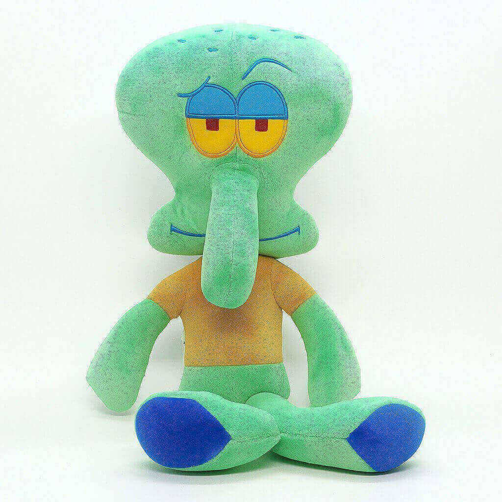 М’яка іграшка Восьминіг Сквідвард SpongeBob 43 см — плюшевий персонаж Спанч Боб, арт. 00694S, фото 1