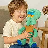 М’яка іграшка Восьминіг Сквідвард SpongeBob 43 см — плюшевий персонаж Спанч Боб, арт. 00694S, фото 6