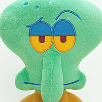 М’яка іграшка Восьминіг Сквідвард SpongeBob 43 см — плюшевий персонаж Спанч Боб, арт. 00694S, фото 4