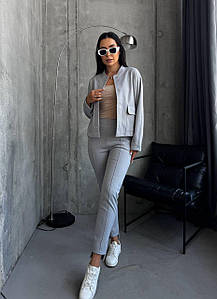 Костюм-двійка AO703 Сірий S-M