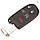 Смарт ключ Jeep 4+1 кнопки 433mhz chip id 4А Keyles, фото 3