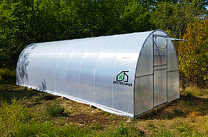 Теплиця КОМБІ 3х8 плівка + торці полікарбонат