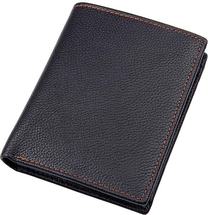 Гаманець Vintage 14598 шкіряний Чорний, фото 1