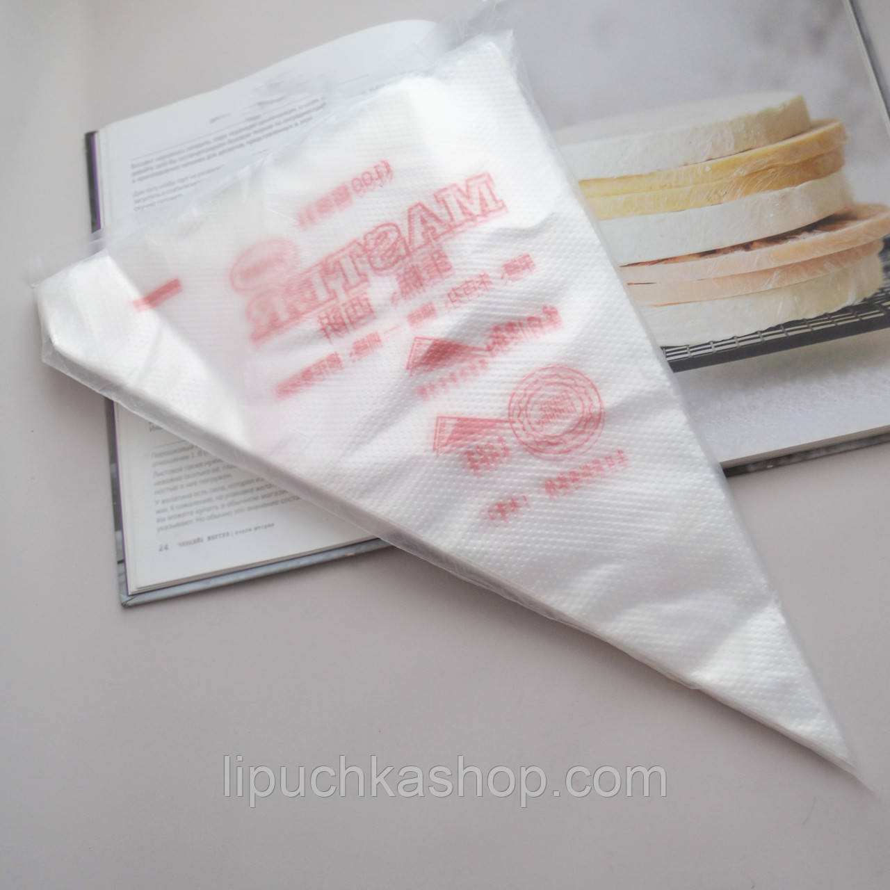 Кондитерські мішки одноразові Master L, 100 шт (34х25 см, для крему та глазурі), фото 1