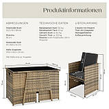 Комплект мебели на балкон Lozanna, 2+1, фото 10