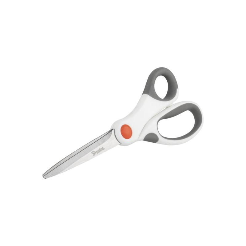 Ножиці універсальні SOFT, 203 мм, WHITE LINE, DIY-SCWL202/203-B, фото 1