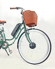 Електровелосипед Dorozhnik Retro 26" (500W 36V 18Ah) Зелений, фото 2