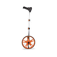 Мірне колесо (курвіметр) з цифровим лічильником та телескопічною ручкою, діаметр 318 мм, DIY-MW10-D/CB