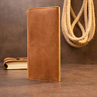 Портмоне в ретро стилі і матовій шкірі 14295 Vintage Рудий, фото 7