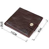 Універсальне чоловіче портмоне Shvigel 16464 Коричневий, фото 4